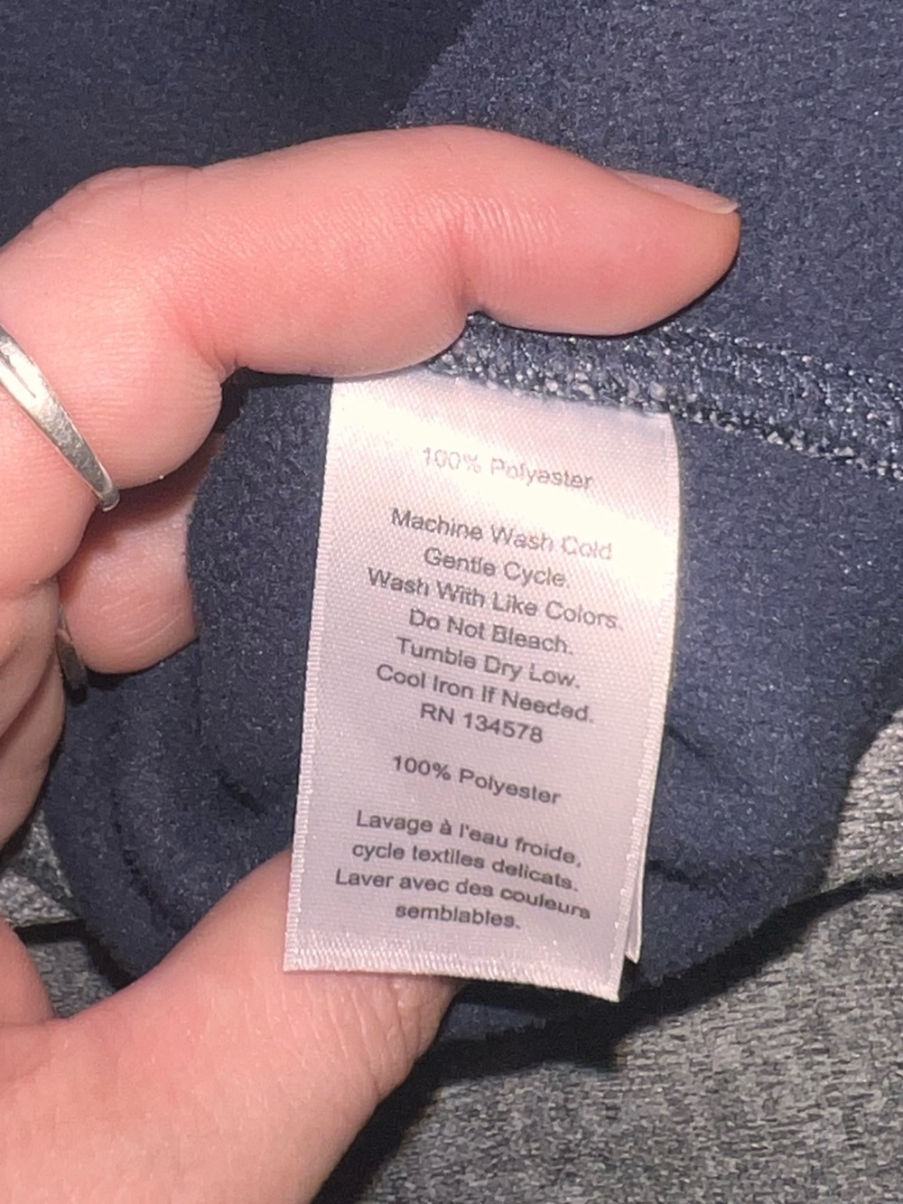 Vineyard Vines Men's Heather Gray Quarter-Zip Sweater - Picture 5 of 5